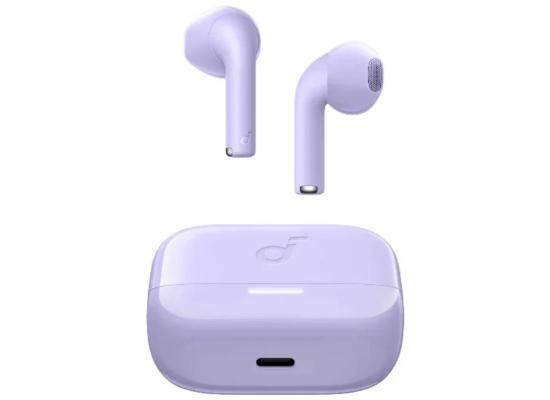 Anker Soundcore K20i, Semi-in-Ear Earbuds, Bluetooth Wireless, 36H Playtime, Fast Charge, Clear Sound, Comfortable Fit, ENC 2-Mic Clear Calls, Custom EQ, IPX5, Bluetooth 5.3, App Control - Purple